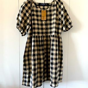 Princess Highway Black & Cream Isabella Dress